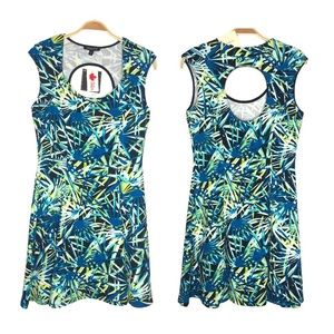 Jessica Peek-A-Boo-Back Fit & Flare Midi Dress